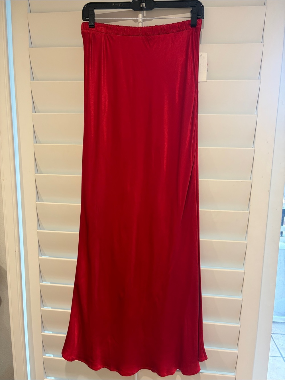 NATION LTD NWT Gaia Silky Satin Bias Cut Maxi Skirt M - Picture 10 of 16